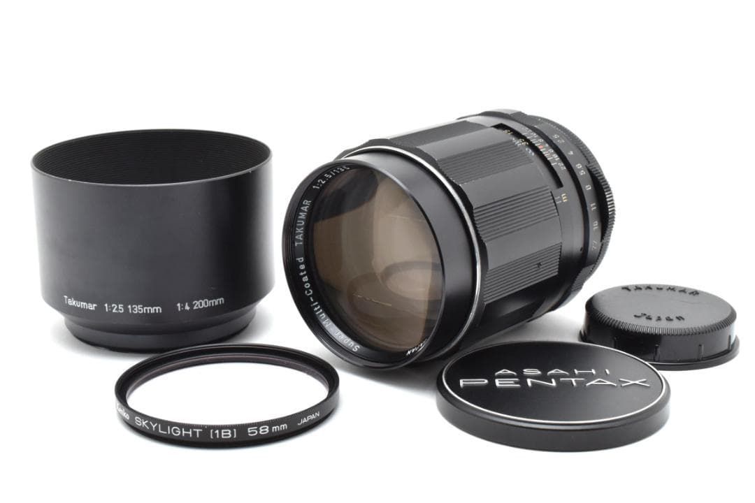 SMC Takumar 135mm F2.5 純正フード付 C158 - メルカリ
