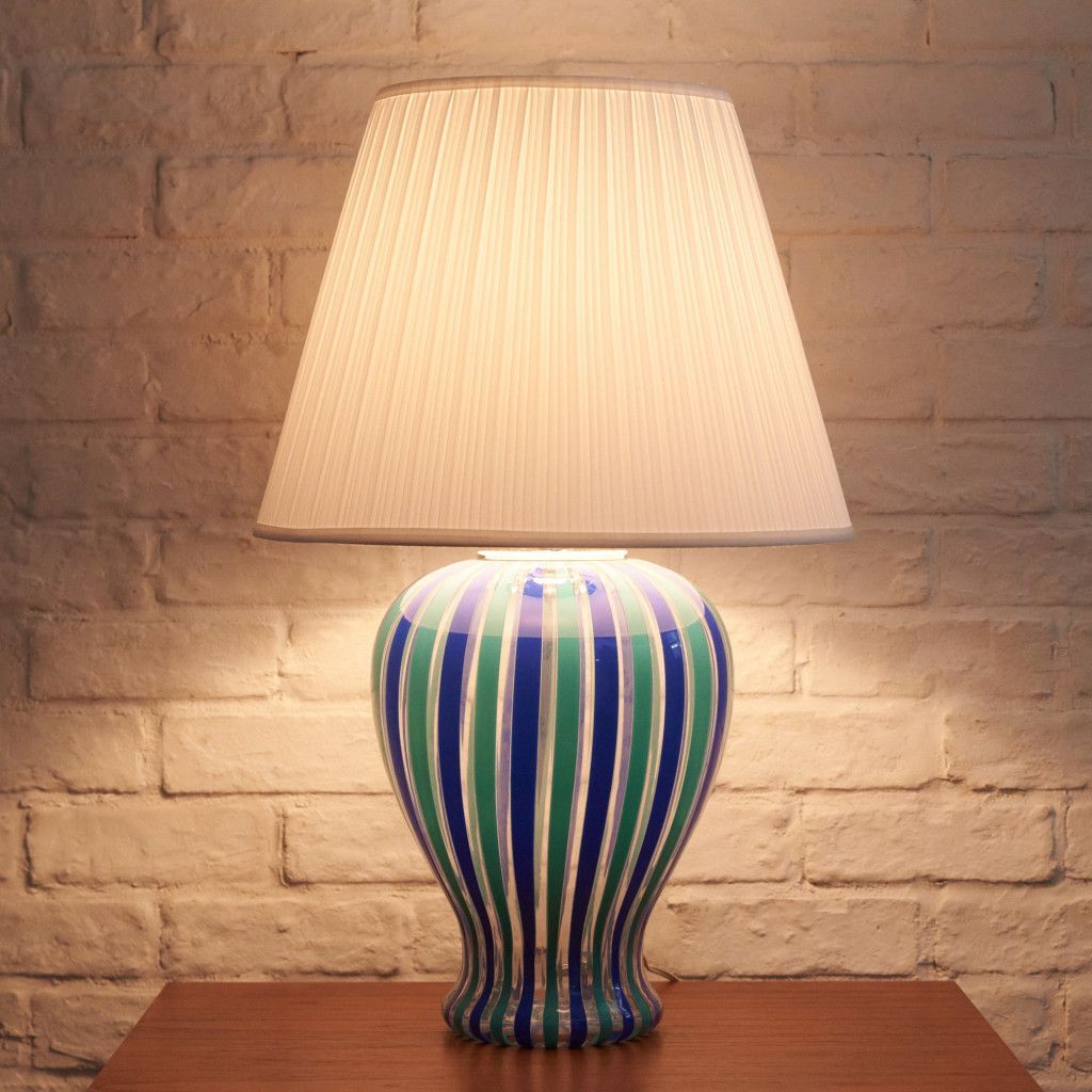 イタリア VeArt ヴィンテージ テーブルランプ ムラノガラス 卓上照明