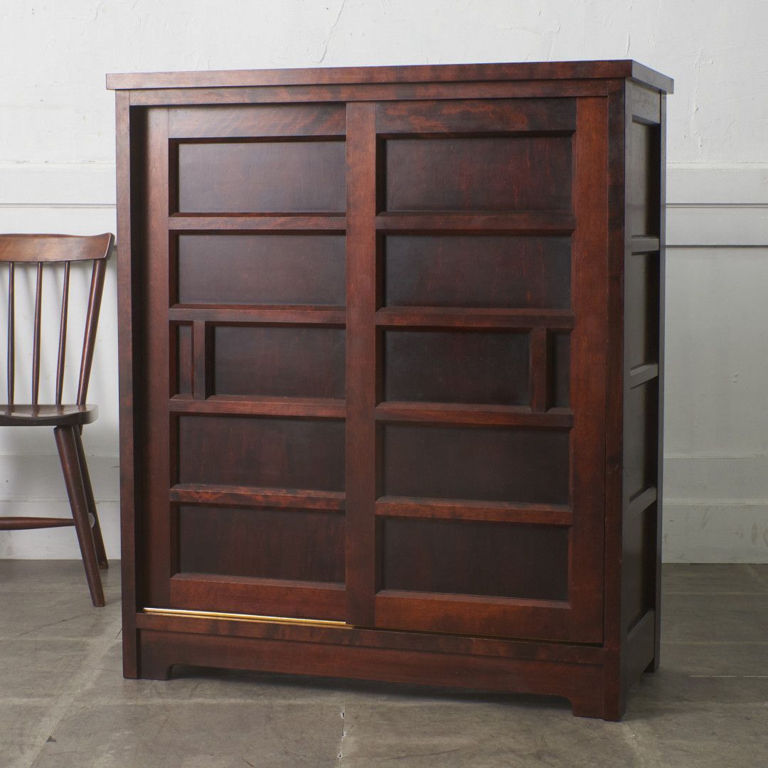 松本民芸家具 下駄箱 シューズボックス ミズメザクラ 無垢材