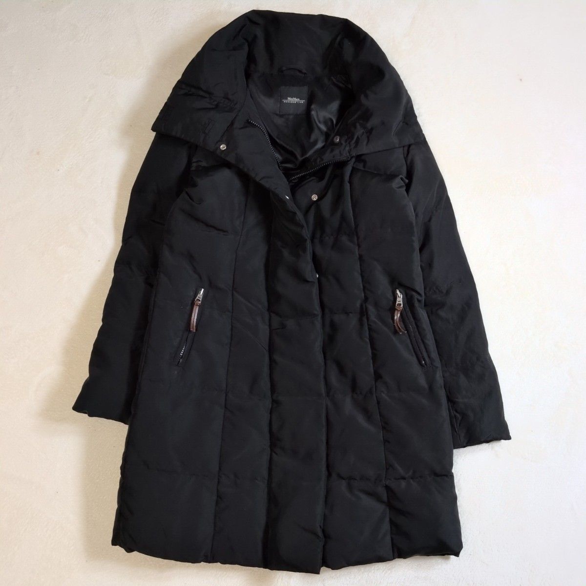 大きいサイズ✨マックスマーラ ロングダウンコート L相当 ショールカラー 防寒 大きいサイズ✨マックスマーラ ロングダウンコート L相当 ショール