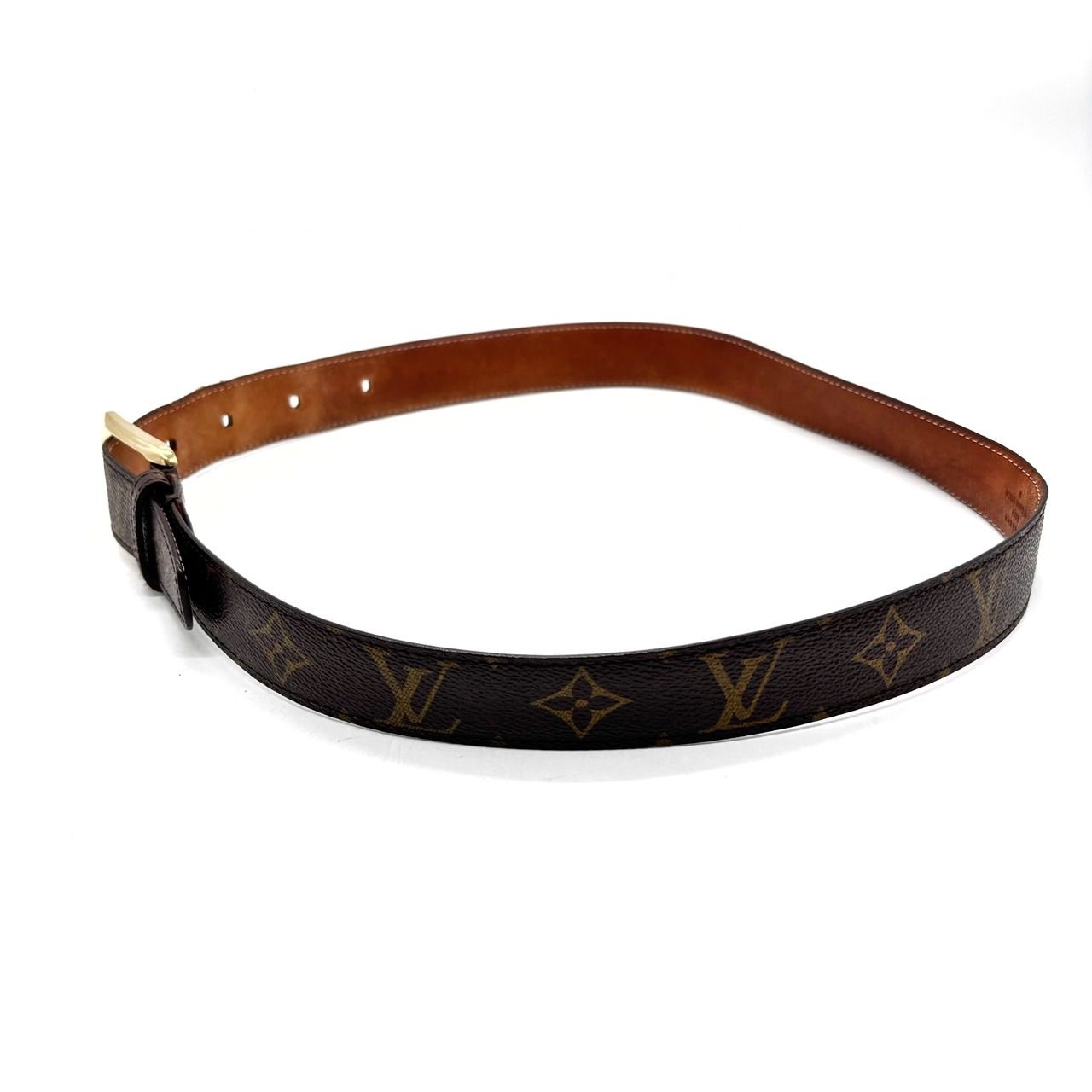 良品】LOUIS VUITTON ルイヴィトン ベルト 80 サンチュール エリプス 