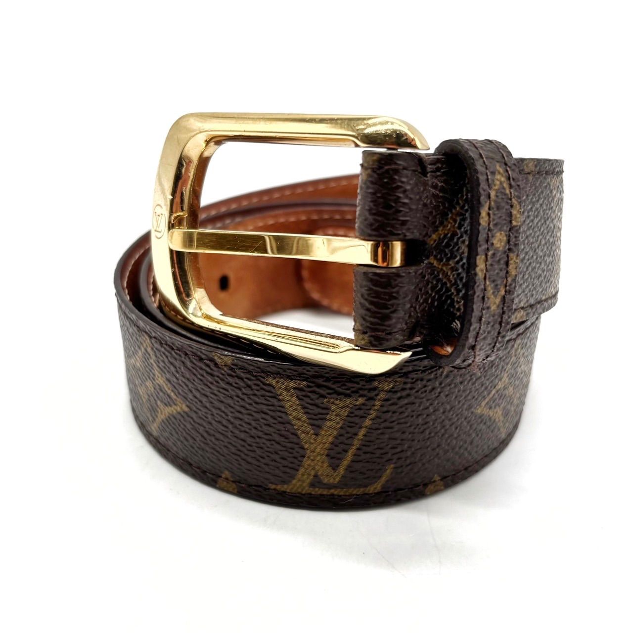 良品】LOUIS VUITTON ルイヴィトン ベルト 80 サンチュール エリプス 