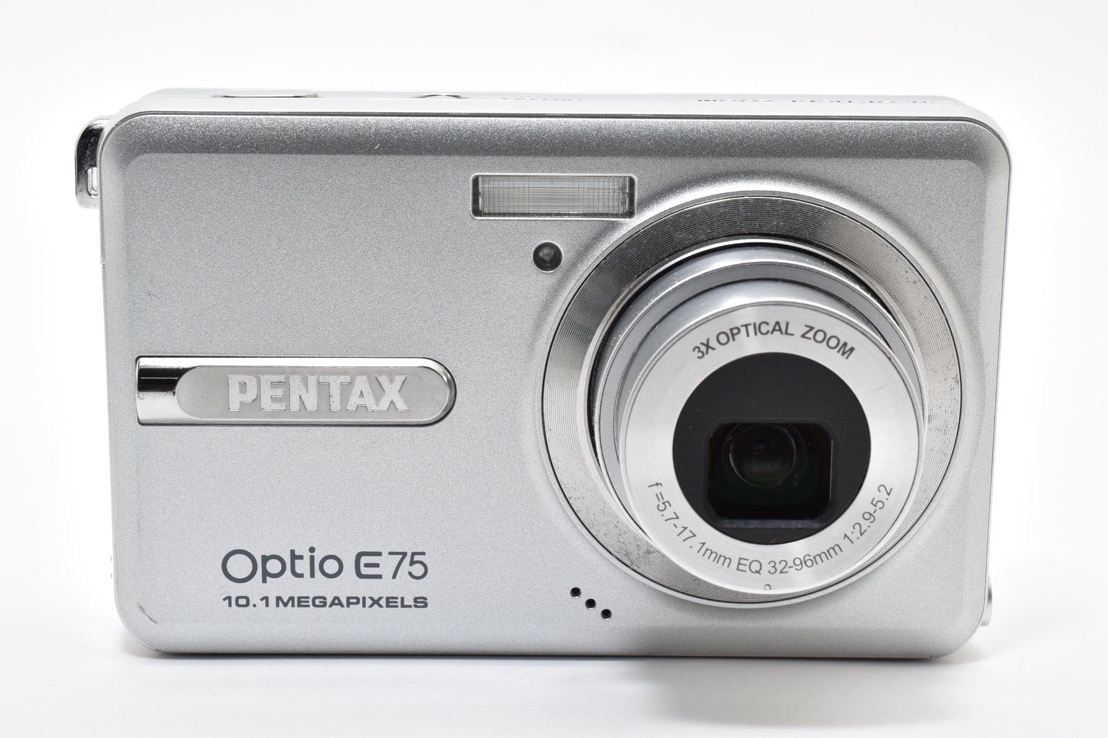 ペンタックス　Optio   E75  シルバー ペンタックス PENTAX Optio E75 シルバー コンパクトデジタルカメラ