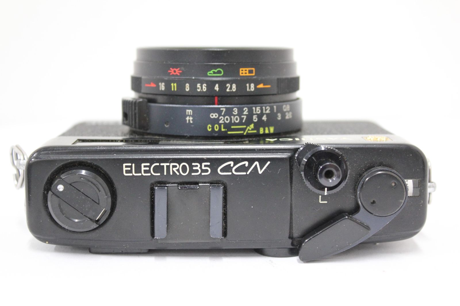 返品保証】 ヤシカ Yashica ELECTRO 35 CCN WIDE ブラック COLOR