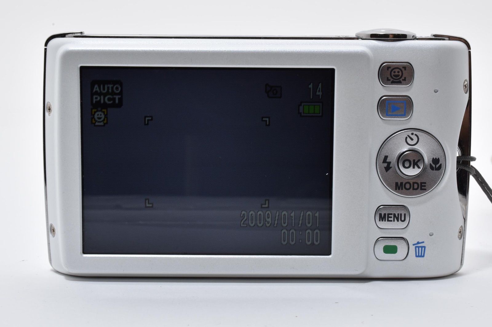 美品】ペンタックス PENTAX Optio P80 ホワイト コンパクトデジタル