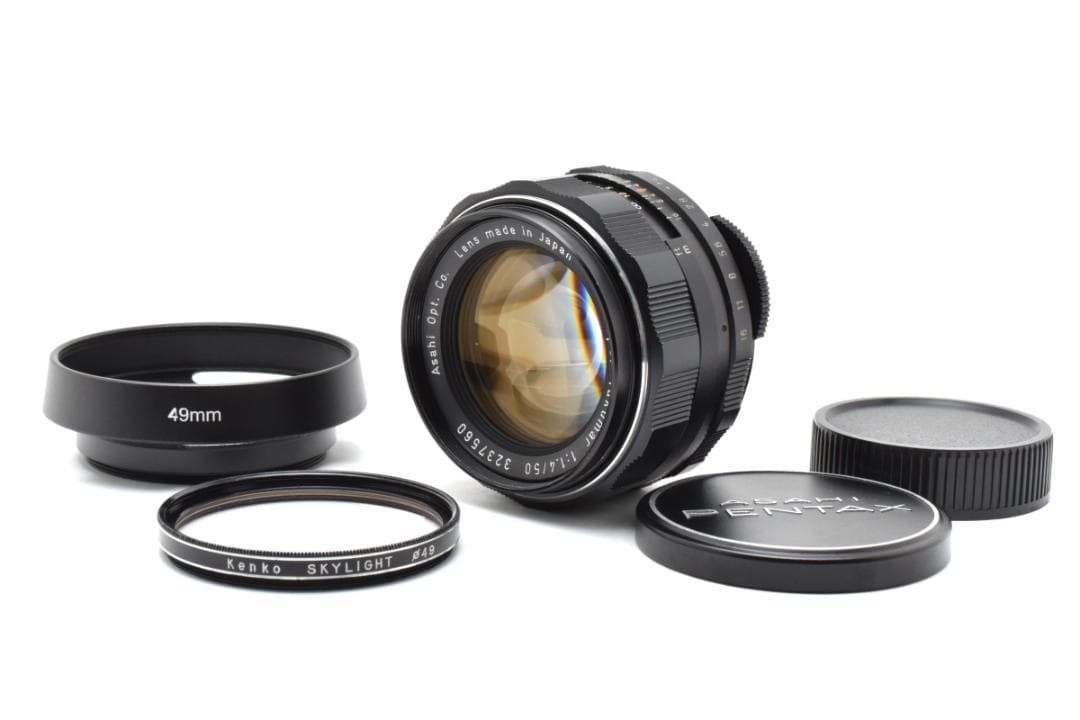 【黄変なし】Super Takumar 50mm F1.4 フード付 C076 黄変なし】Super Takumar 50mm F1.4 フード付 C130 - メルカリ