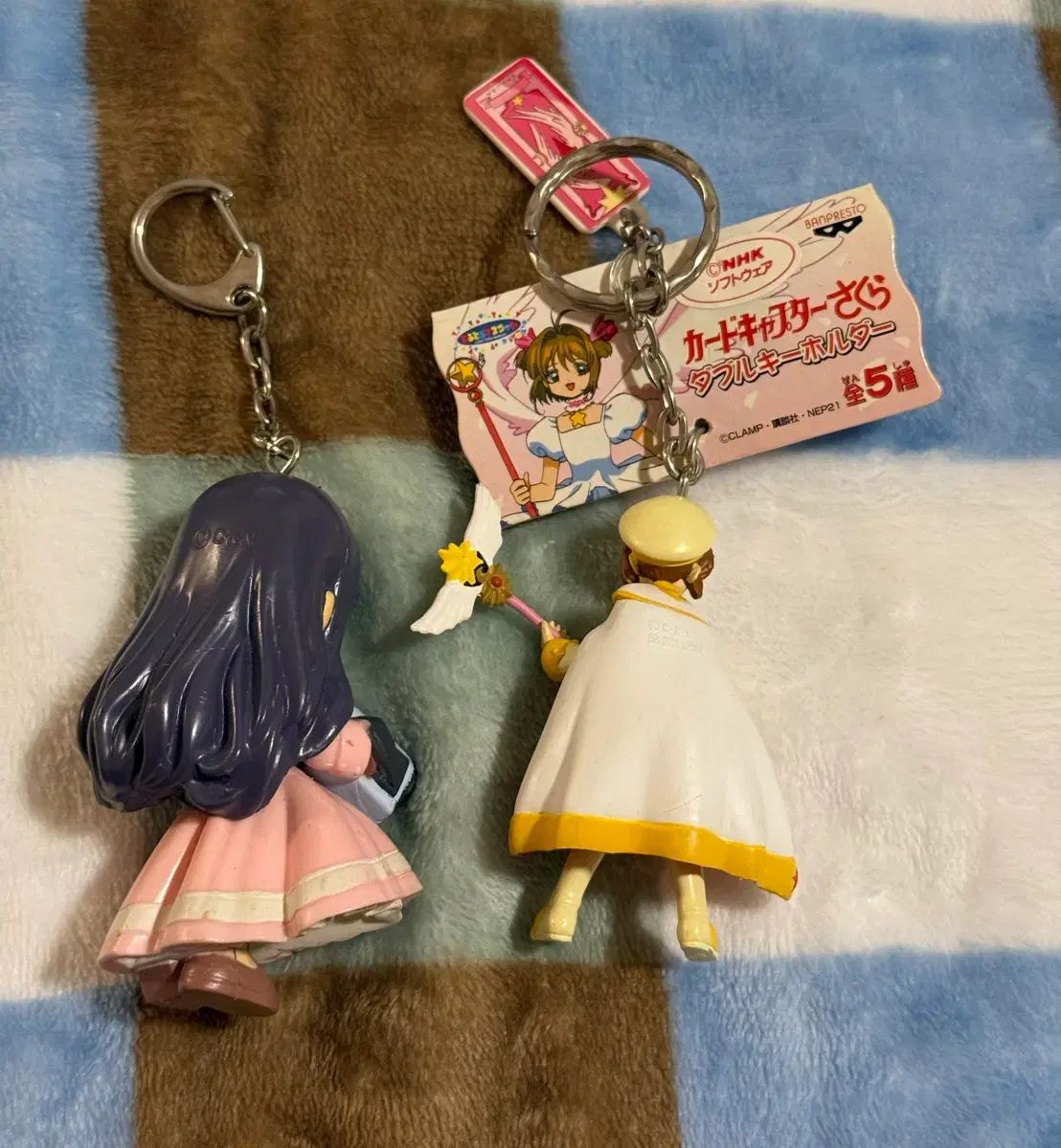 【メルカリ市値下げ】CCさくら　キーリング　韓国 チャーム キーホルダー 値下げ】 CCさくら キーリング CLAMP 韓国 チャーム キーホルダー