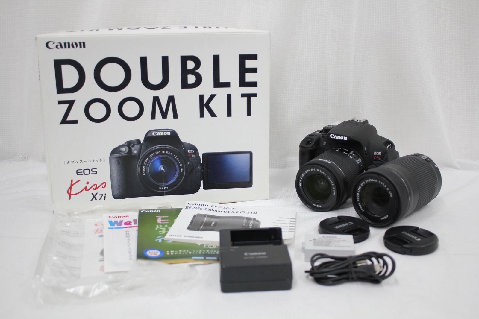 返品保証】 【シャッター回数1419回】キャノン Canon EOS Kiss X7i EF