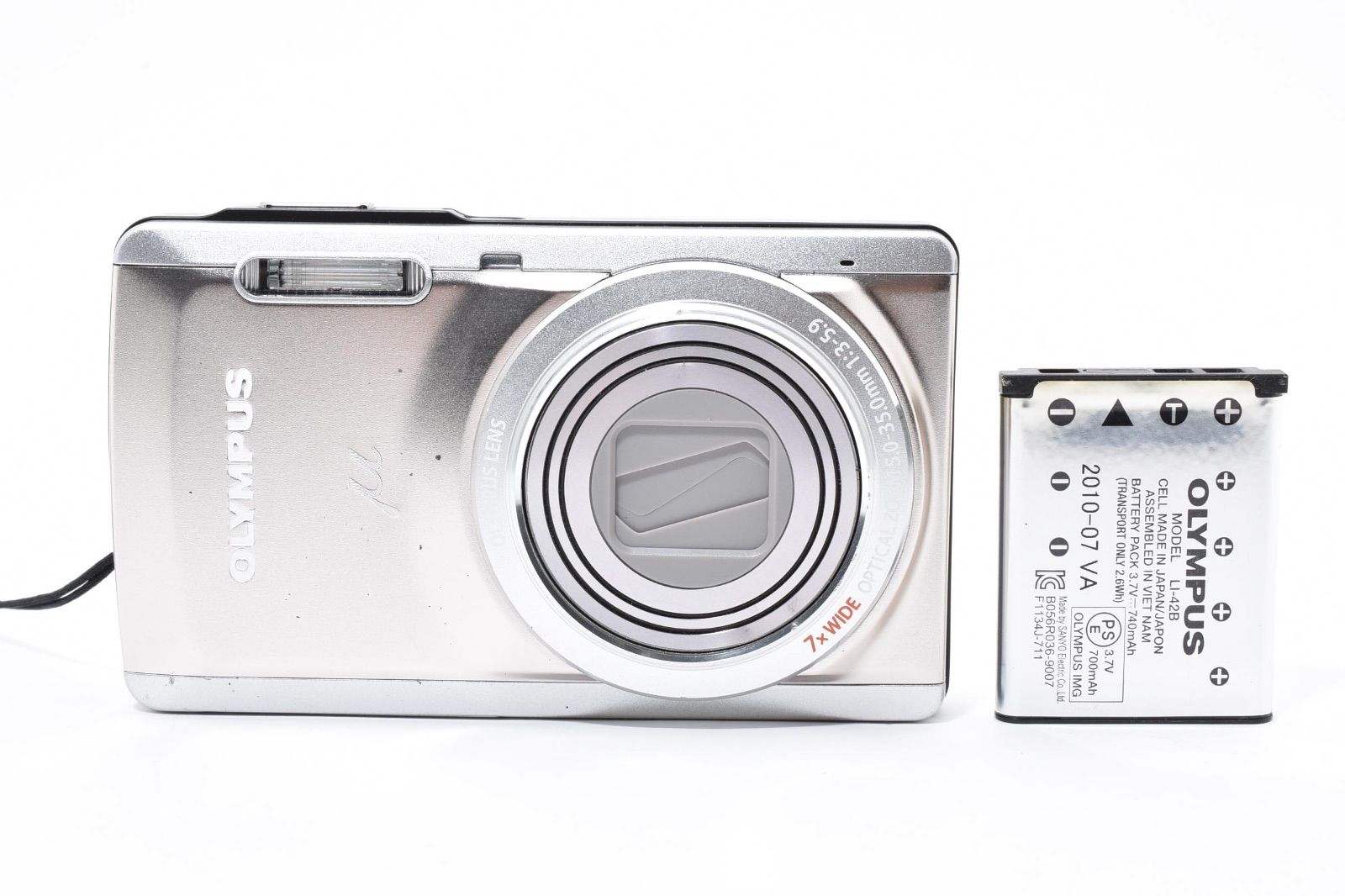 美品】OLYMPUS OLYMPUS μ-7040 チタニウムシルバー - メルカリ