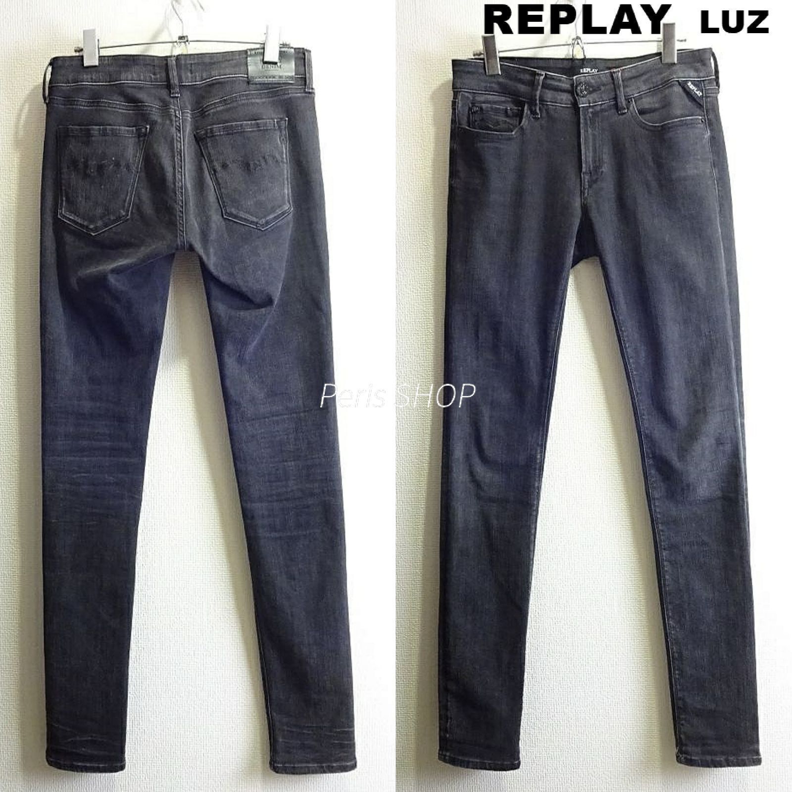 REPLAY リプレイ LUZ W74cm / W28 / M スーパースキニーデニム 