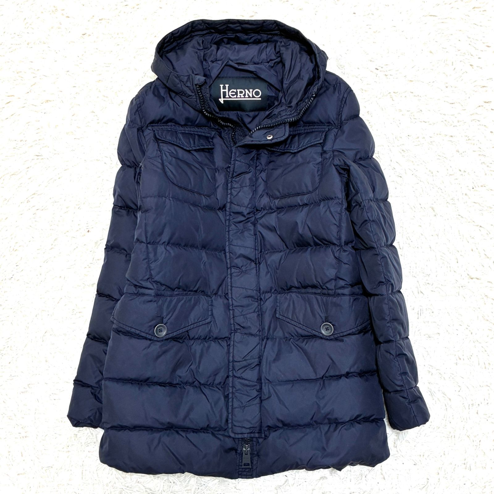 HERNO FLEXY DOWN フレキシダウン ネイビー メンズ 46 M相当 HERNO FLEXY DOWN フレキシダウン ネイビー メンズ 46 M相当 メンズ