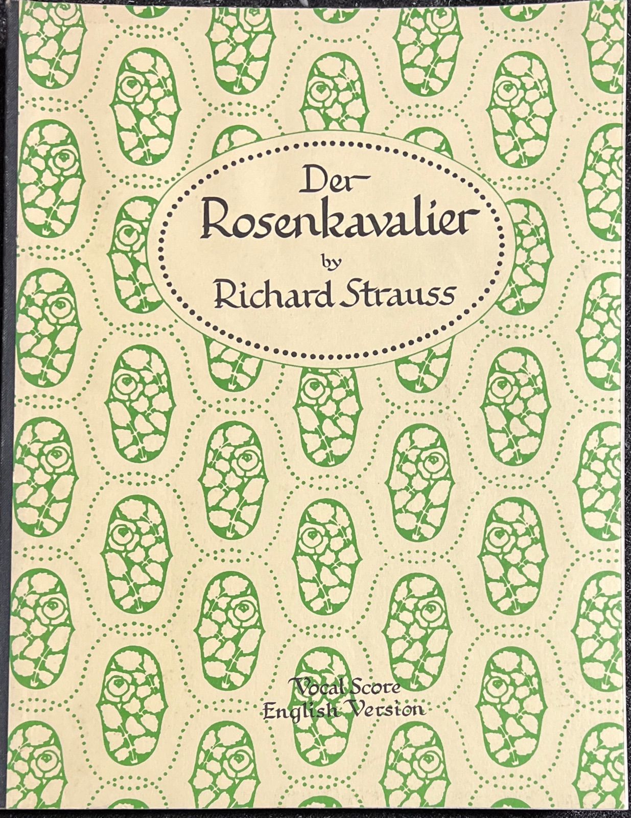 シュトラウス ばらの騎士 (ヴォーカルスコア) 輸入楽譜 Vocal Score