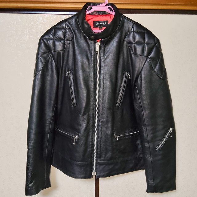 HORN WORKS ホーンワークス 本革 革ジャン UK ライダース シングル