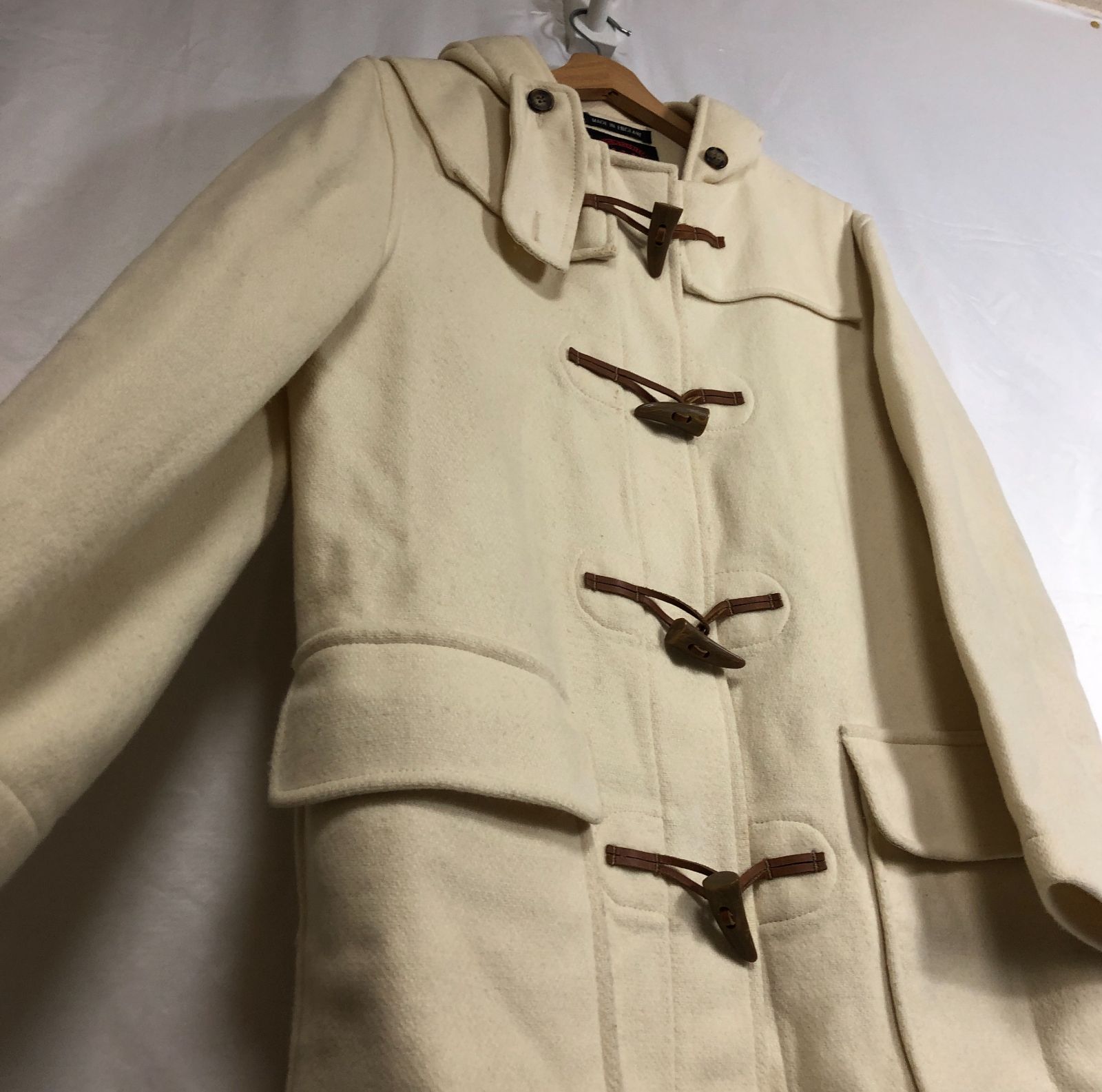 OLD ENGLAND オールドイングランド ダッフルコート ホワイト SGMT10