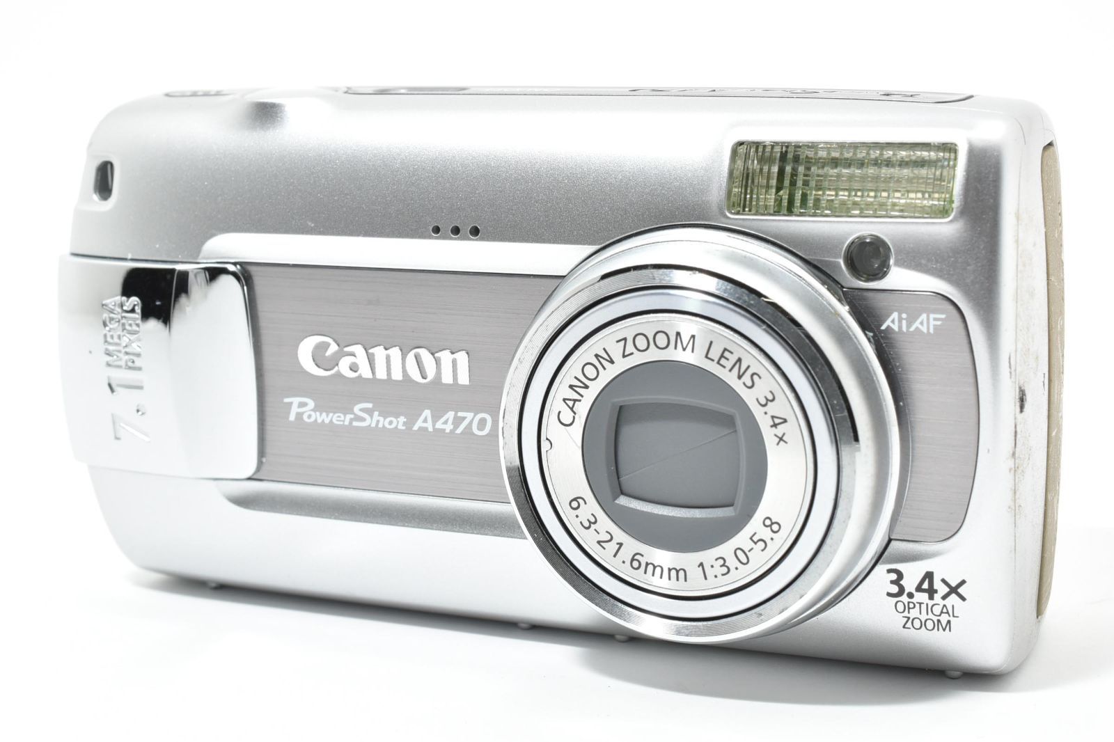 返品保証】☆良品☆ キヤノン Canon Power Shot A470 3.4x 単三電池