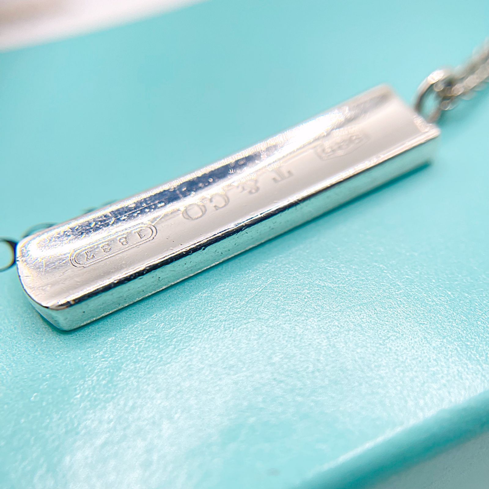 #ティファニー #シルバー #ネックレス #箱付き TIFFANY&Co. ティファニー ブルーボックス ネックレス シルバー