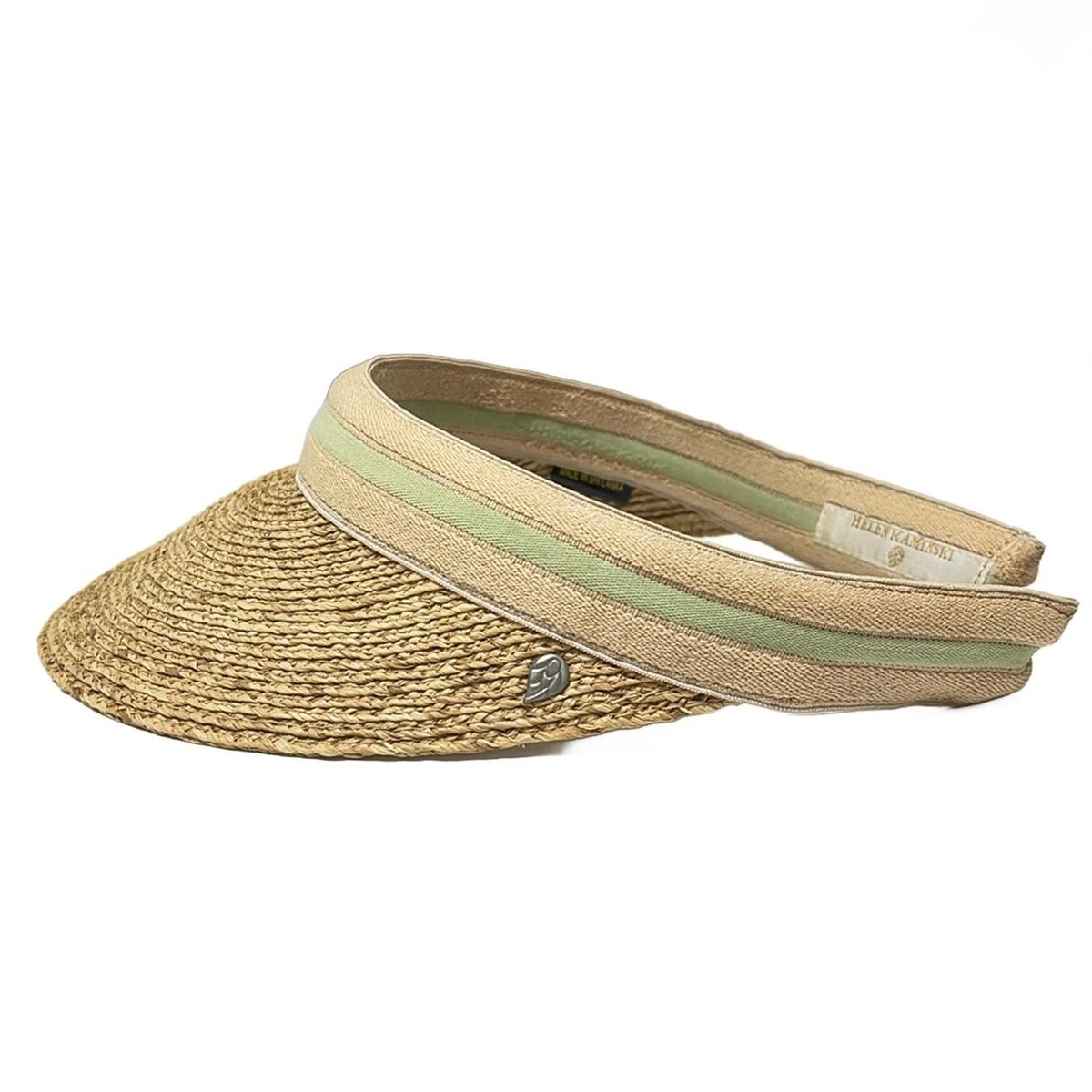 HELEN KAMINSKI(ヘレンカミンスキー) サンバイザー - ベージュ×ライト