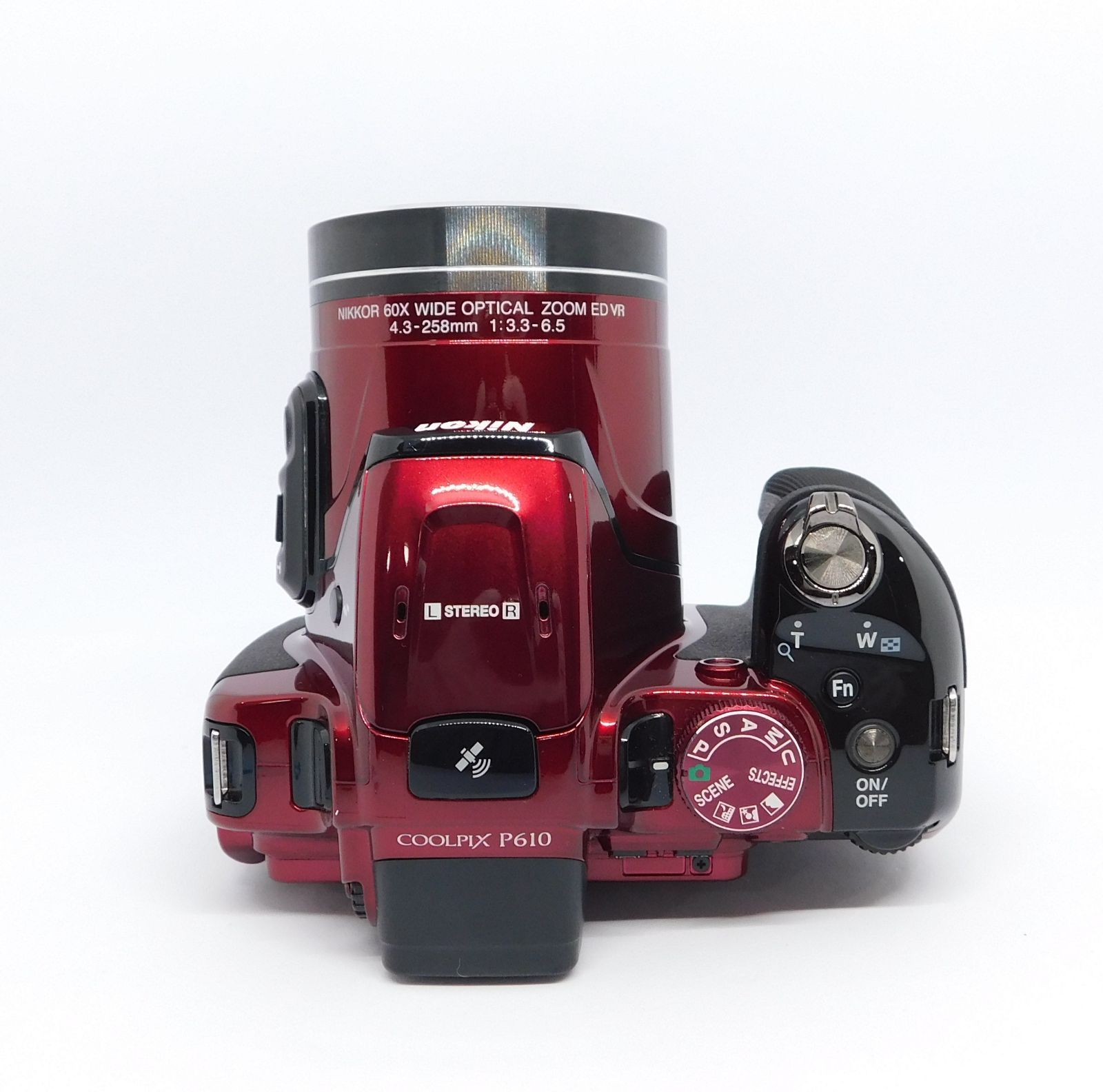 動作確認済み】ニコン Nikon COOLPIX P610 レッド バリアングル液晶