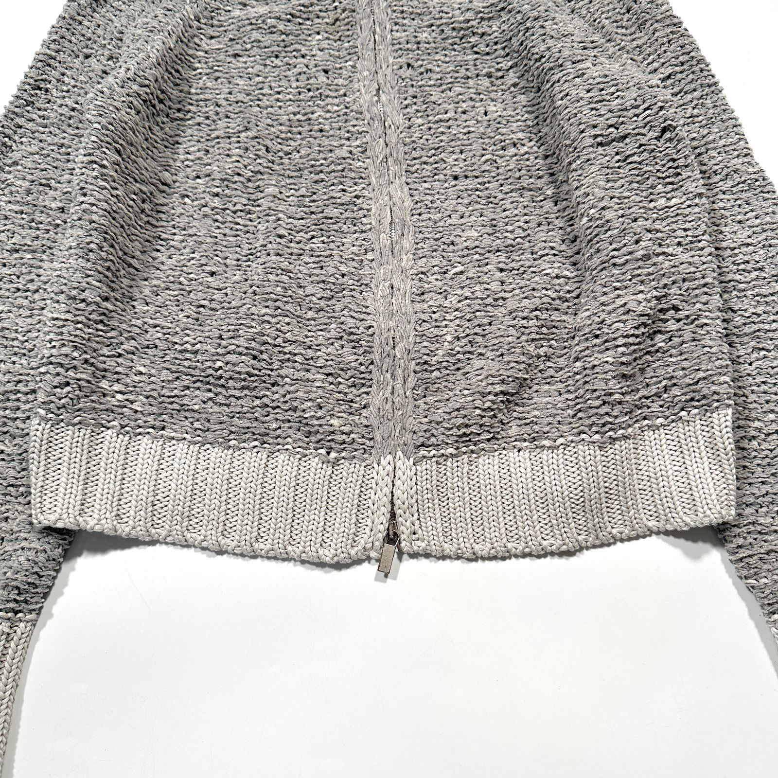 ファビアナフィリッピ カーディガン Cardigan in Platinum and mohair, raffia for Women | Fabiana Filippi®
