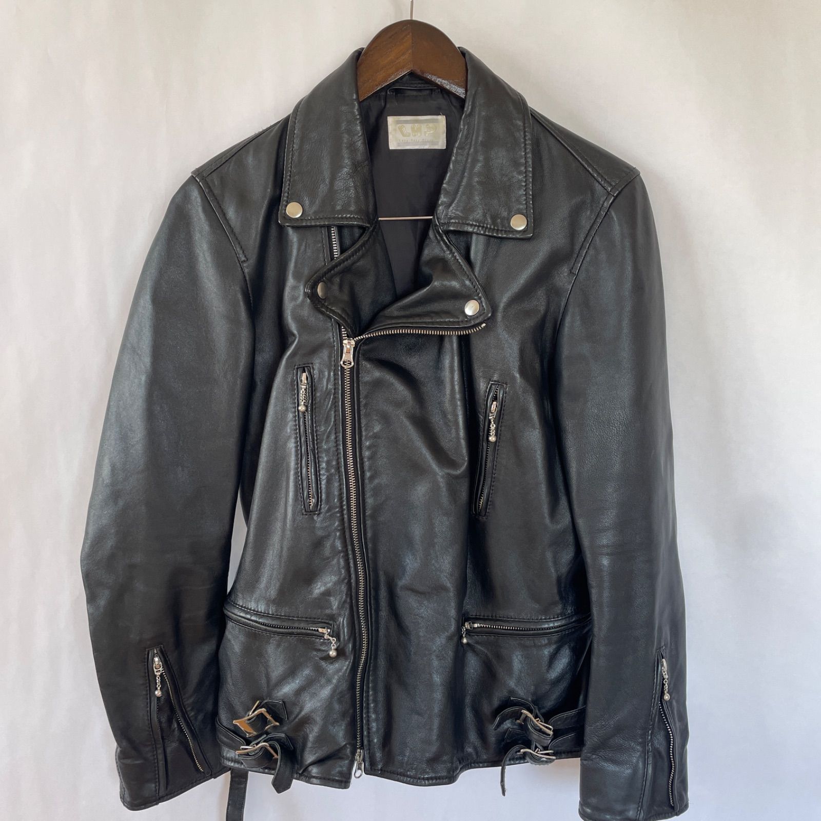 美品】LHP 羊革 エルエイチピー ダブルライダース ルイスレター