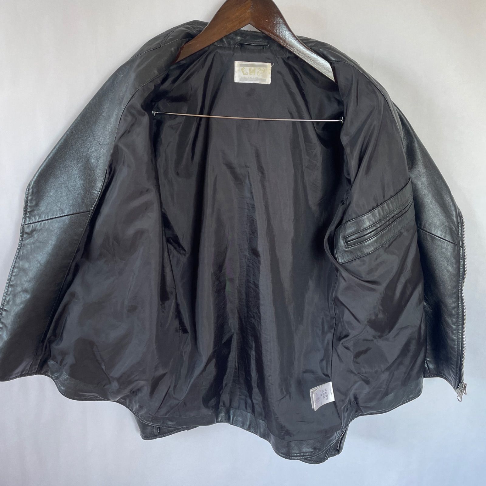 美品】LHP 羊革 エルエイチピー ダブルライダース ルイスレター