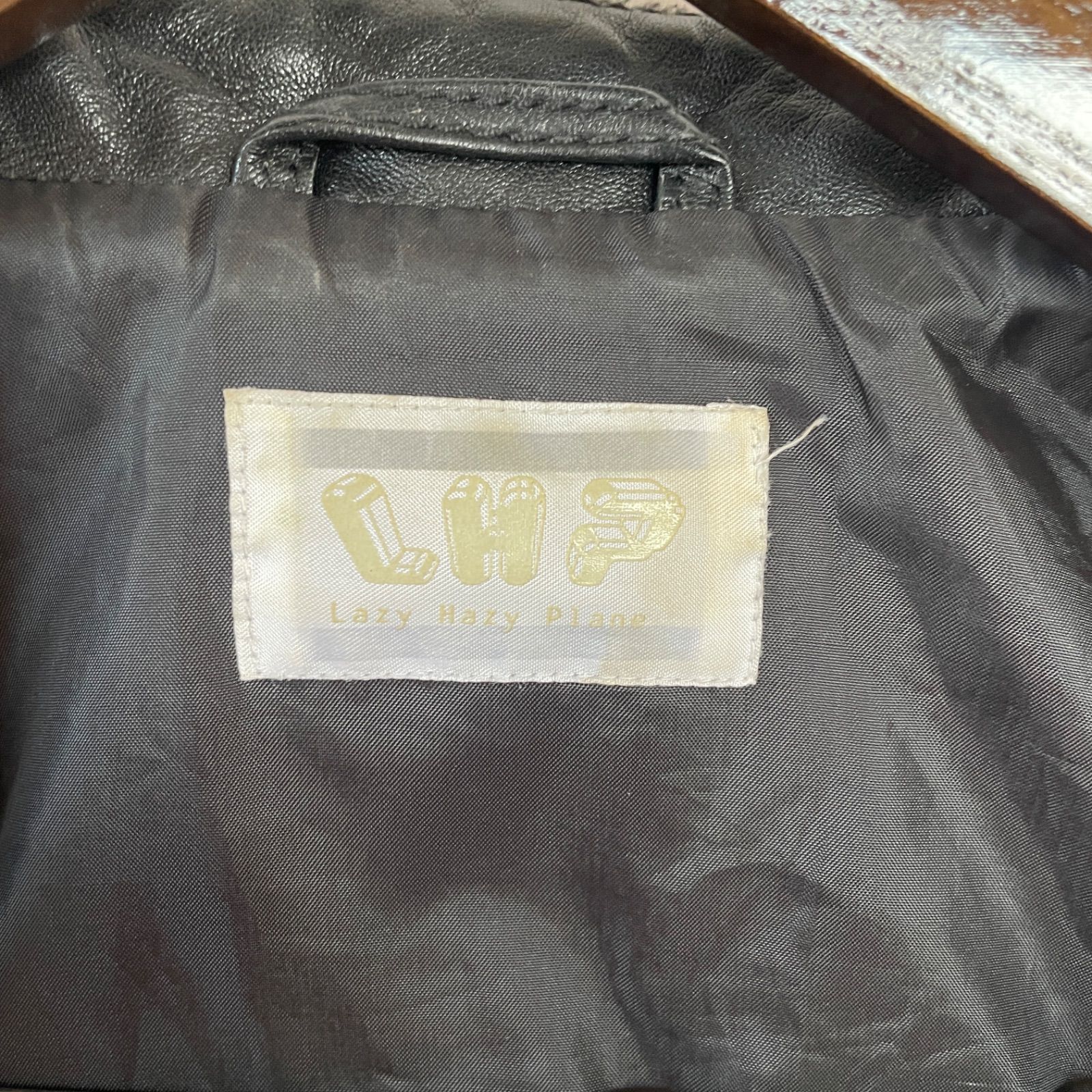 美品】LHP 羊革 エルエイチピー ダブルライダース ルイスレター