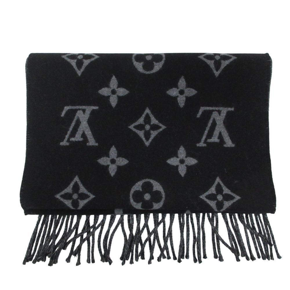 ルイヴィトン LOUIS VUITTON 美品 マフラー・オール アバウト