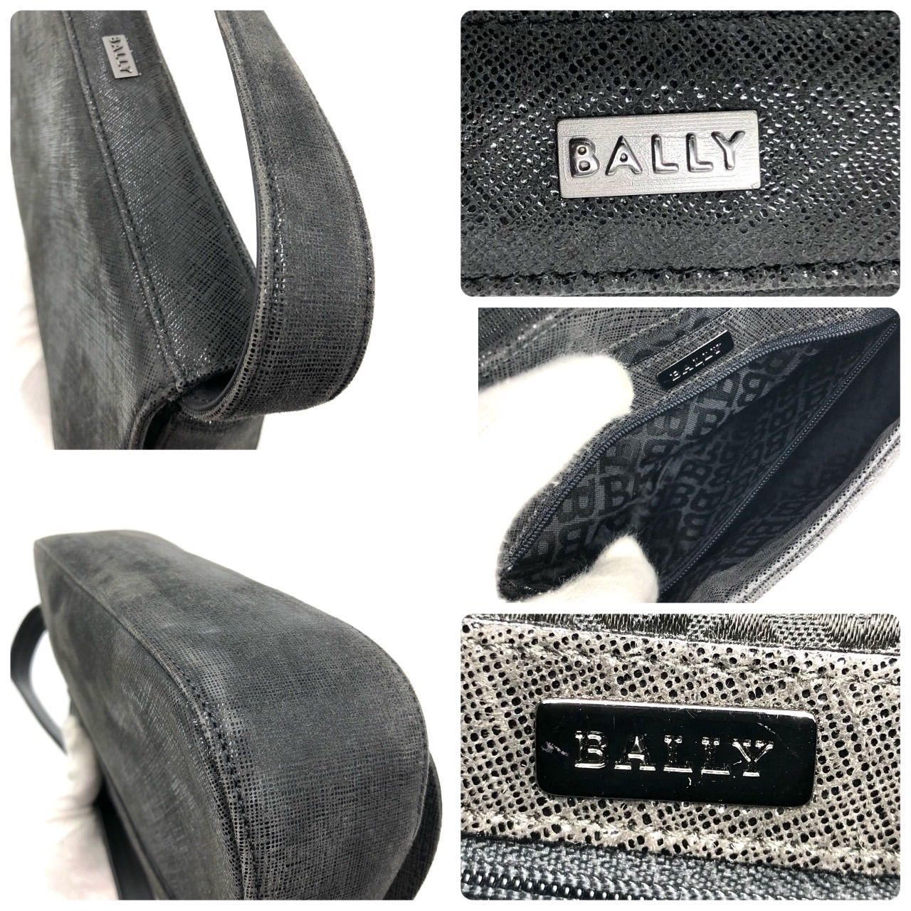 BALLY バリー ショルダーバッグ ワンショルダー 肩掛け レザー 黒 