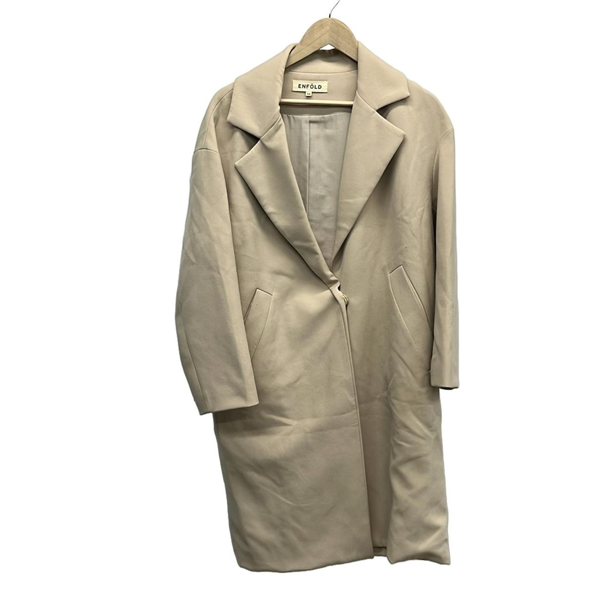 ENFOLD(エンフォルド) コート サイズ36 S レディース - ベージュ 長袖