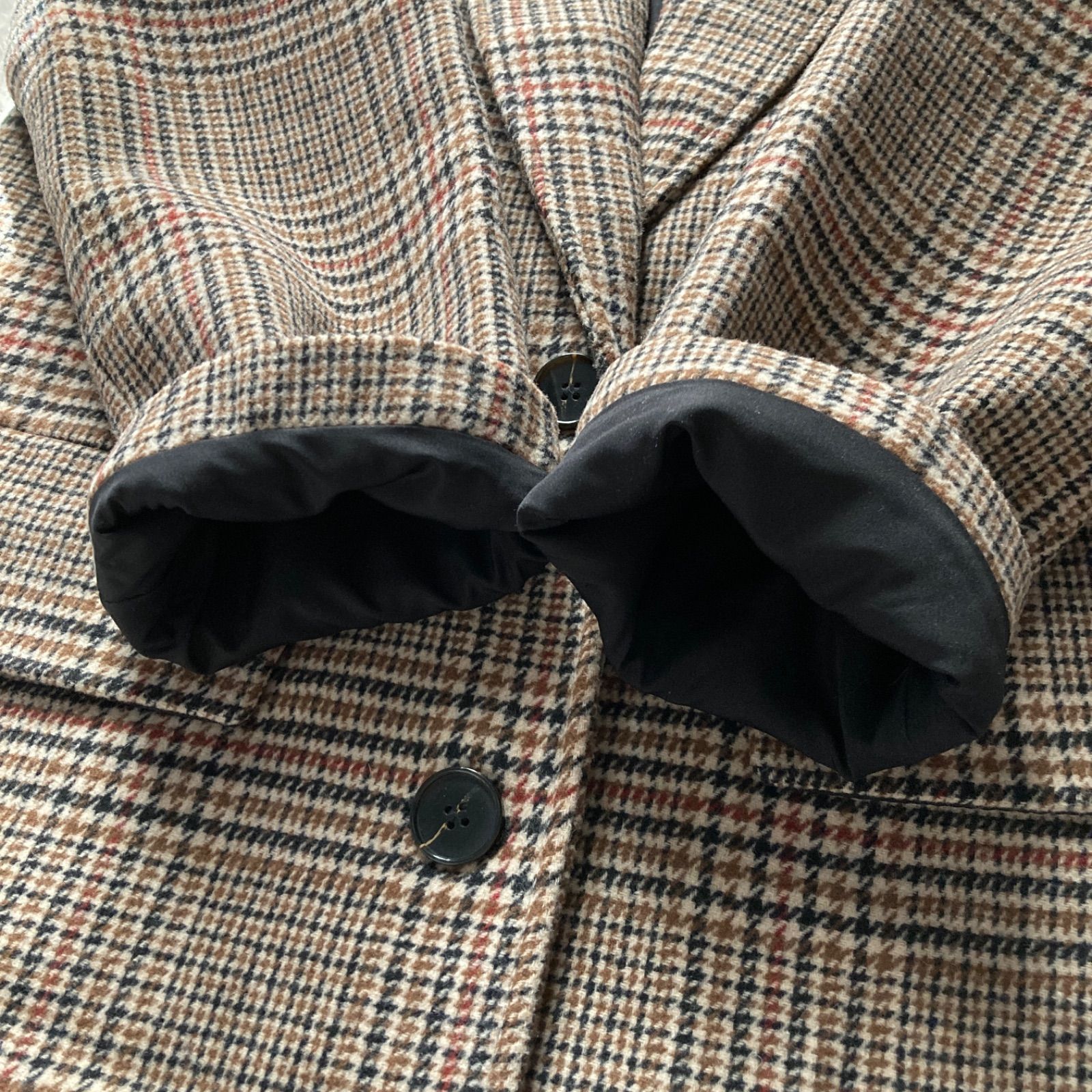 美品 ZARA ザラ ロングコート チェスターコート グレンチェック