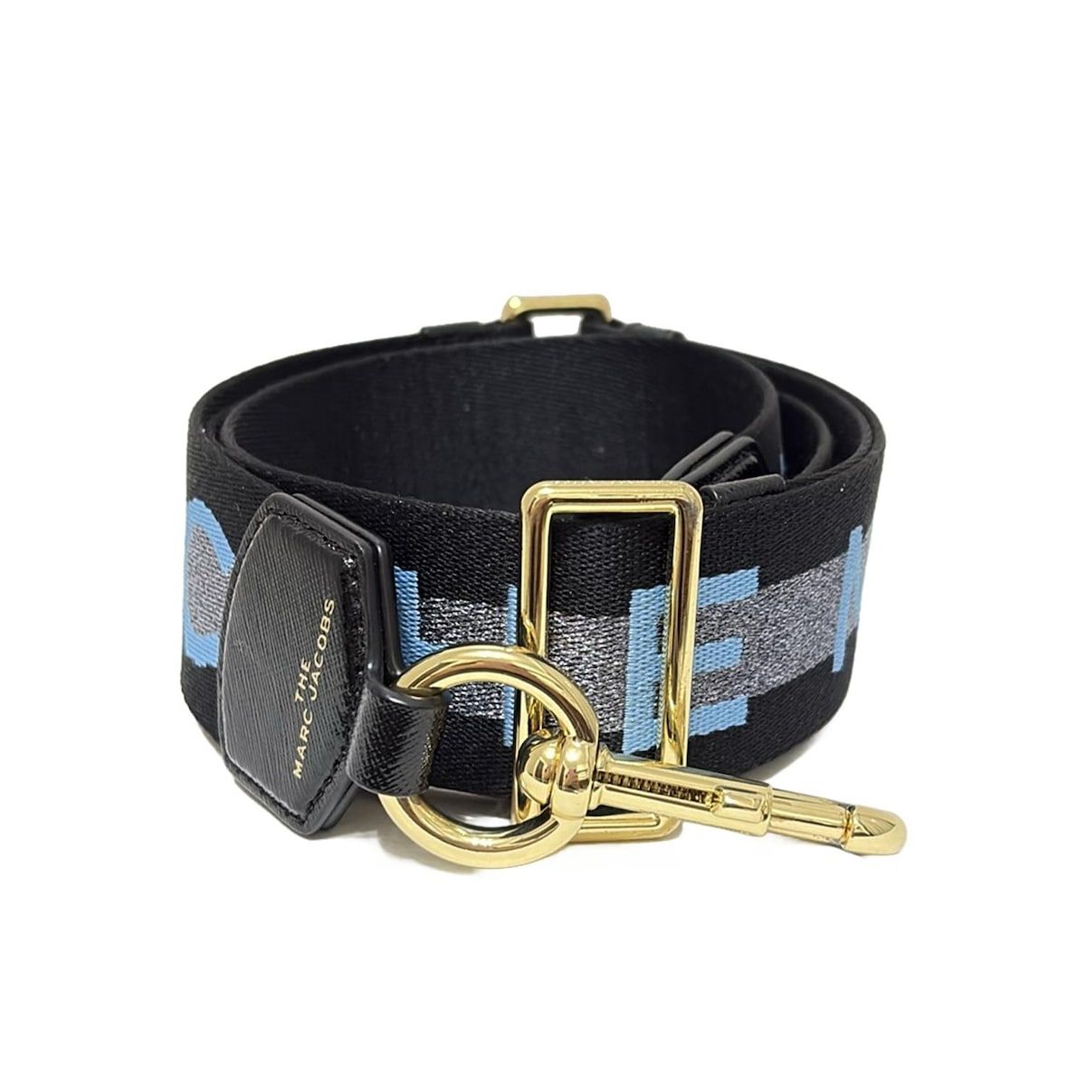 MARC JACOBS(マークジェイコブス) ショルダーストラップ - 黒×シルバー