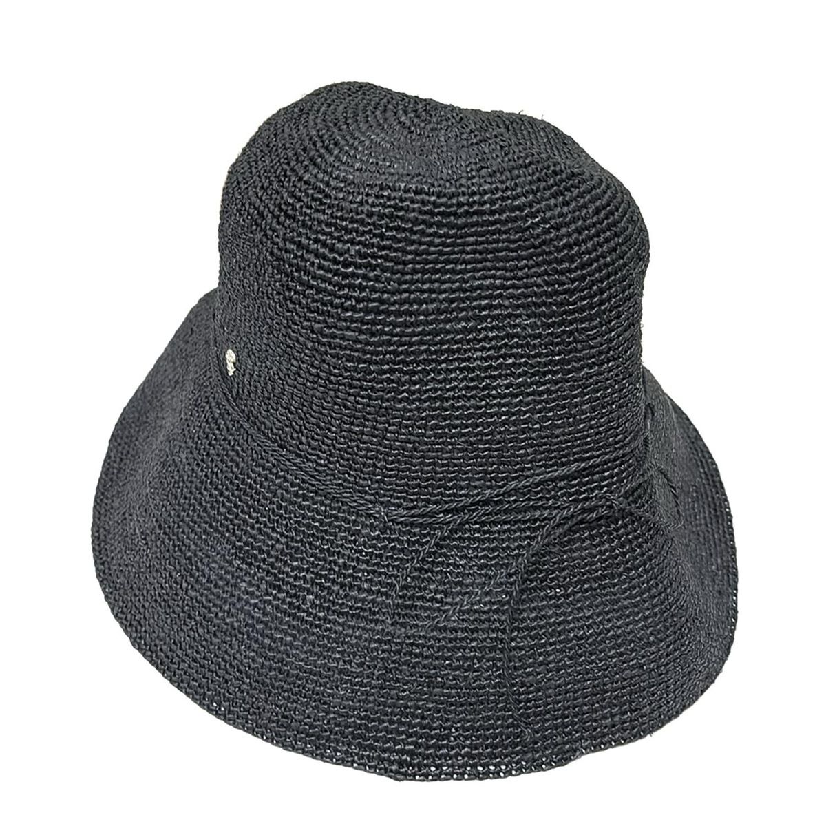 ［美品］HELEN KAMINSKI 黒 バケットハット ヘレンカミンスキーバケットハットブラック