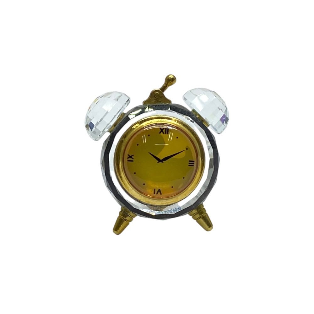 スワロフスキー クリスタルメモリーズ 目覚まし時計 オブジェ フィギュ