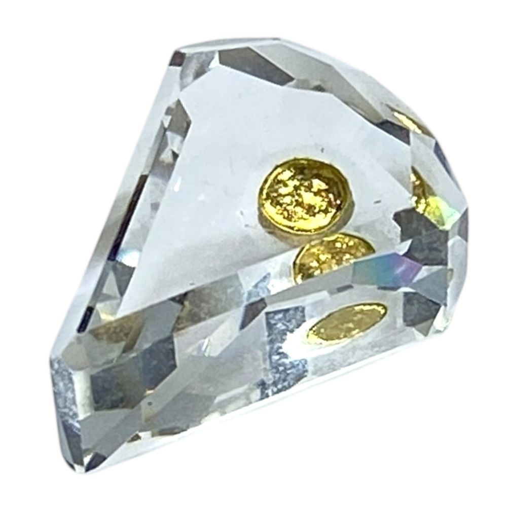 スワロフスキー クリスタルメモリーズ ケーキ フォーク オブジェ