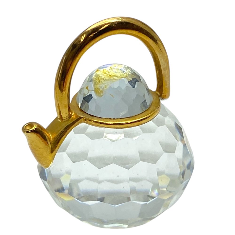 スワロフスキー ティーセット クリスタルメモリーズ 置物