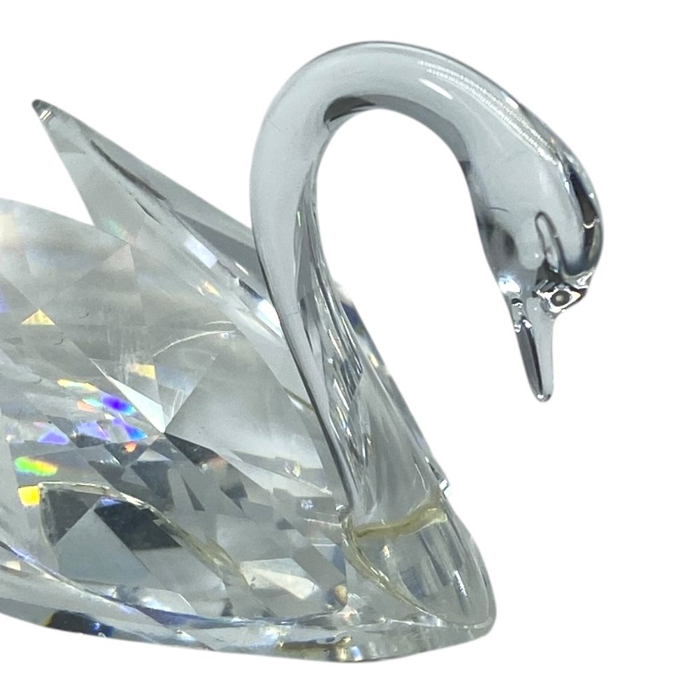 SWAROVSKI クリスタルスワン 置物 廃盤品 大幅値下【美品】 スワロフスキー スワン クリスタル 置物 白鳥 廃盤品
