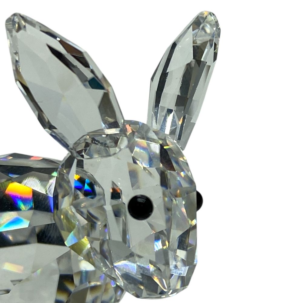 Swarovski クリスタルうさぎ 置物 スワロフスキー ウサギ うさぎ ラビット 兎 干支 オブジェ フィギュ