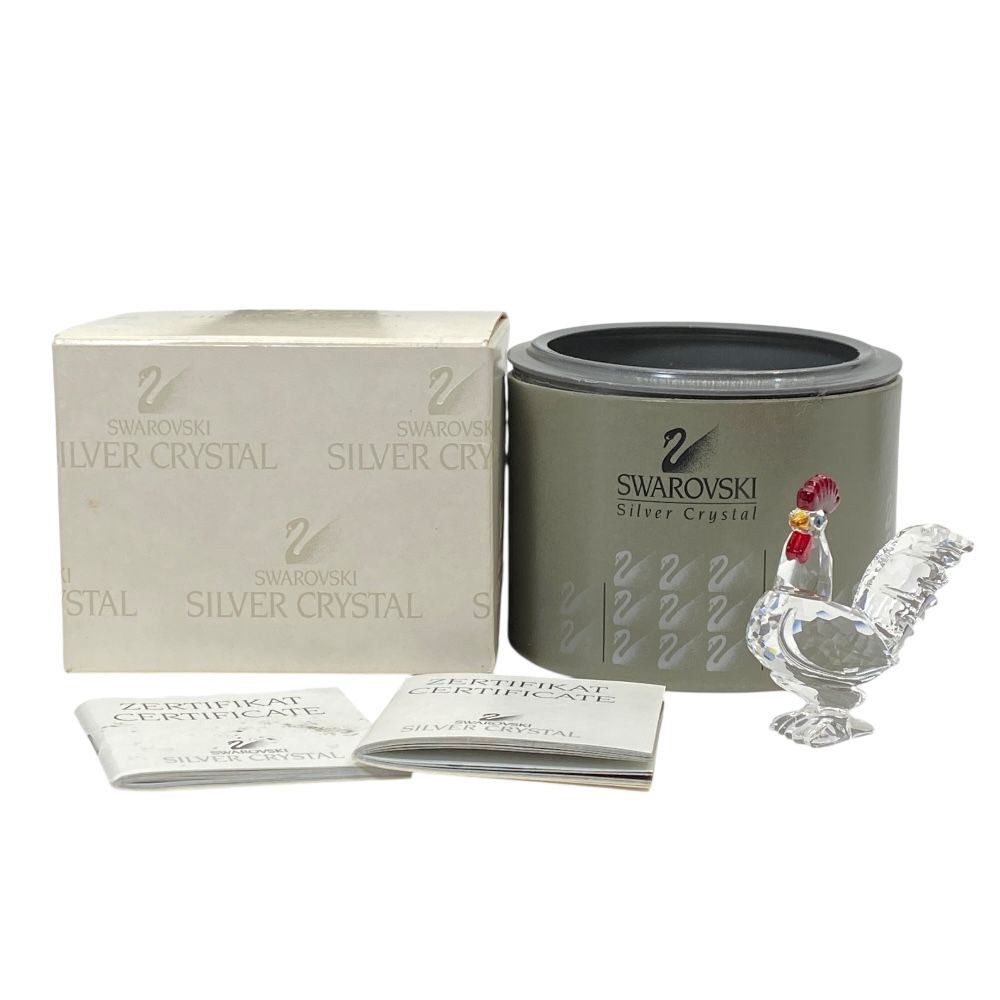 ●美品☆スワロフスキー　SWAROVSKI　鶏　にわとり　置物　フィギュリン 7 楽天市場】スワロフスキー SWAROVSKI フィギュリン 鶏 Rooster