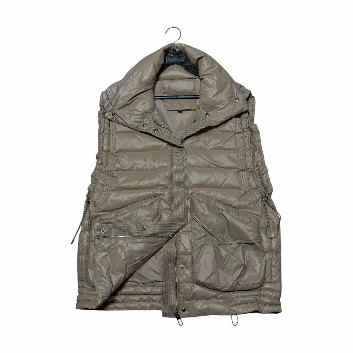 None ライトブラウン オーバーサイズ ダック ダウン ベスト - メルカリ
