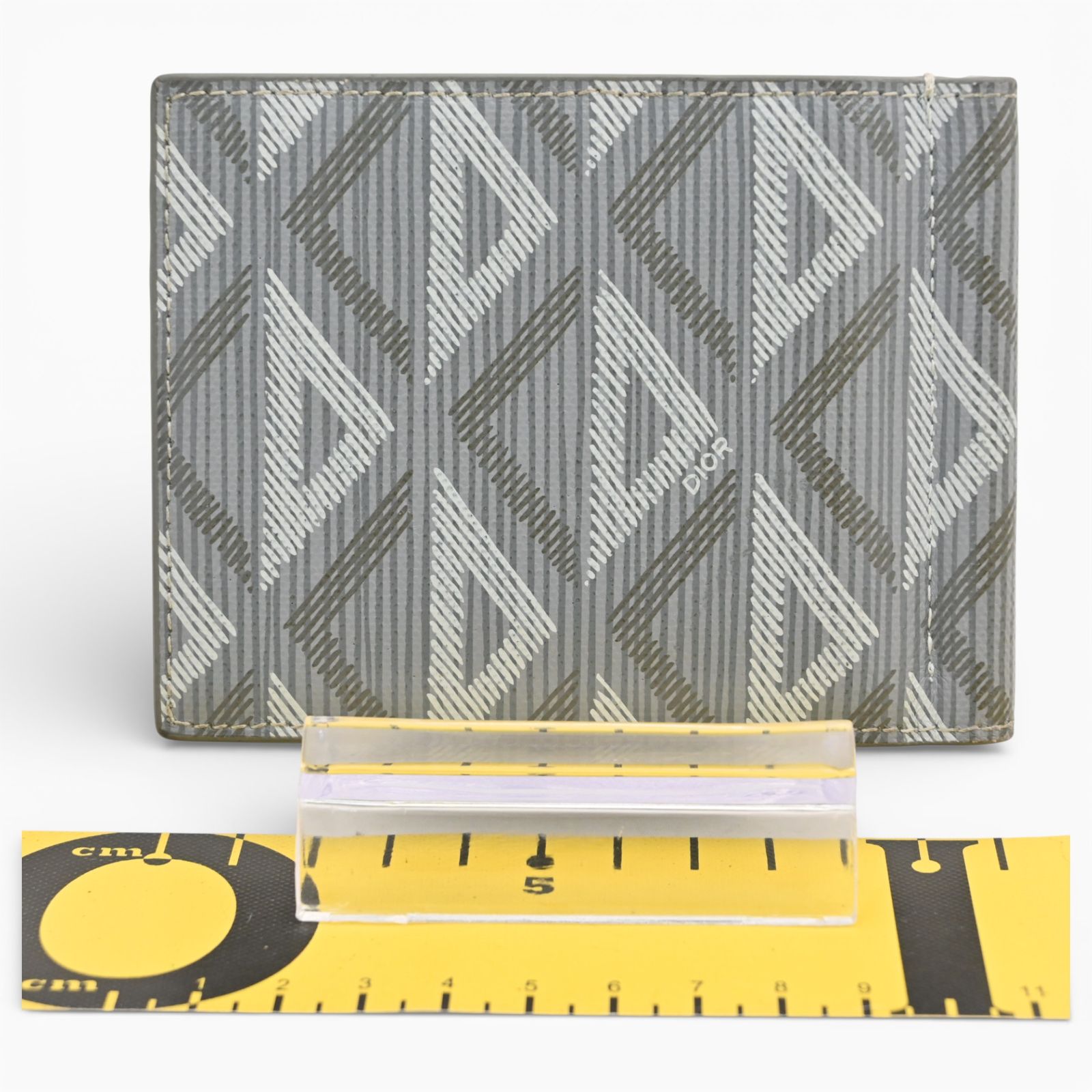 ディオール　マネークリップ　CDダイヤモンド　グレー　二つ折り財布 楽天市場】DIOR HOMME ディオールオムイタリア製マネークリップ付き2