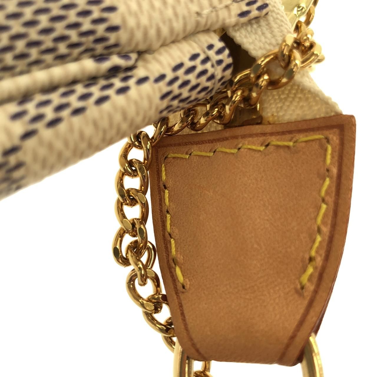 美品 ルイヴィトン ダミエアズール ミニポシェットアクセソワール N58010 楽天市場】LOUIS VUITTON ルイヴィトン ダミエアズール ミニ