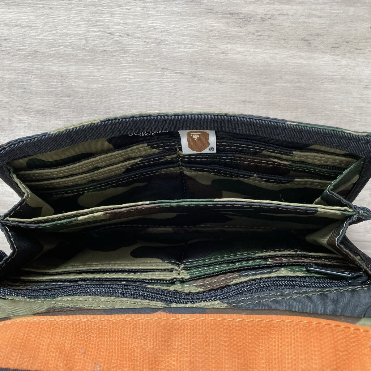 PORTER × BAPE LONG WALLET 1st camo green a bathing ape ポーター