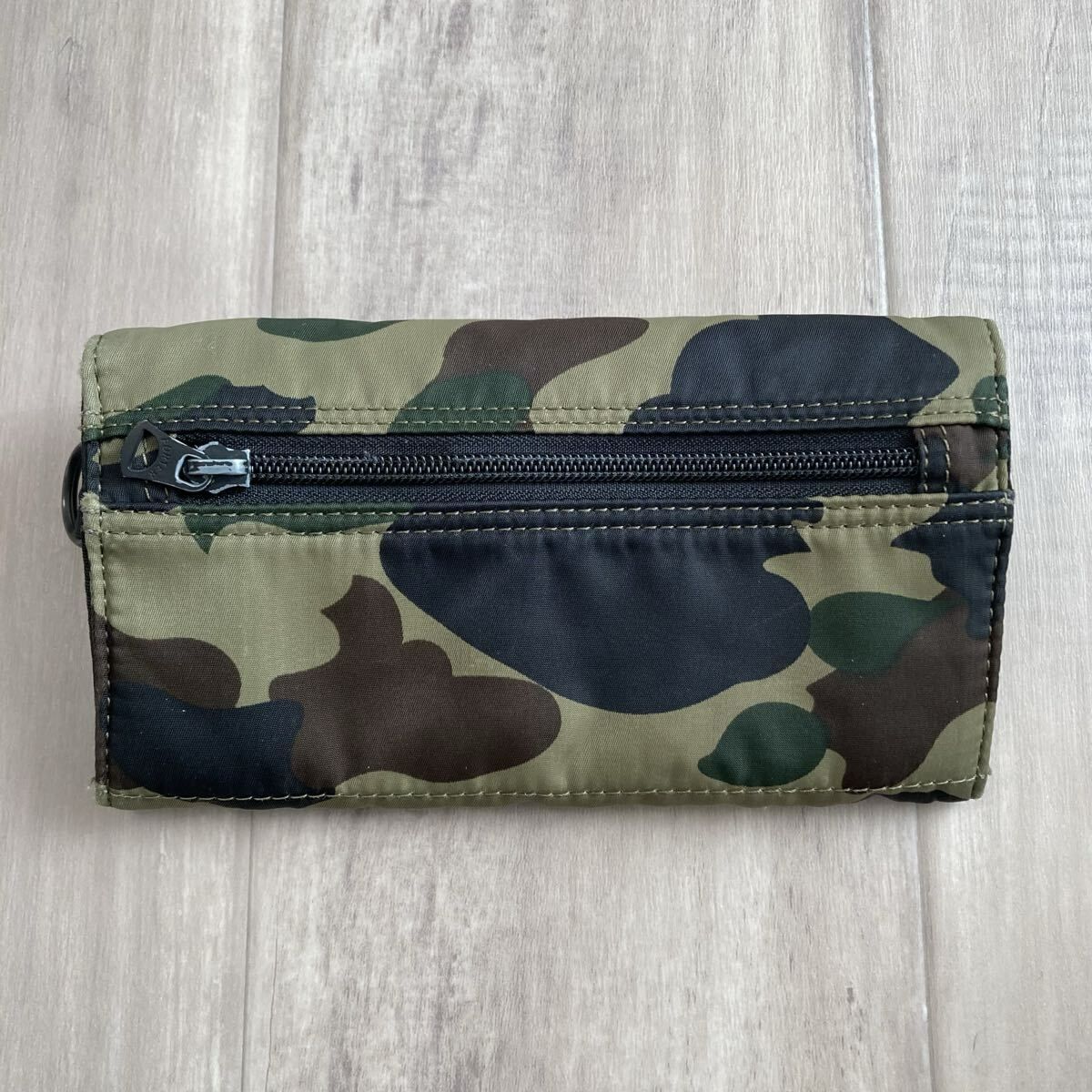 A BATHING APE 迷彩柄 長財布 PORTER カモフラ コラボ 新品 A BATHING APE × PORTER(アベイシングエイプ×ポーター) Nylon