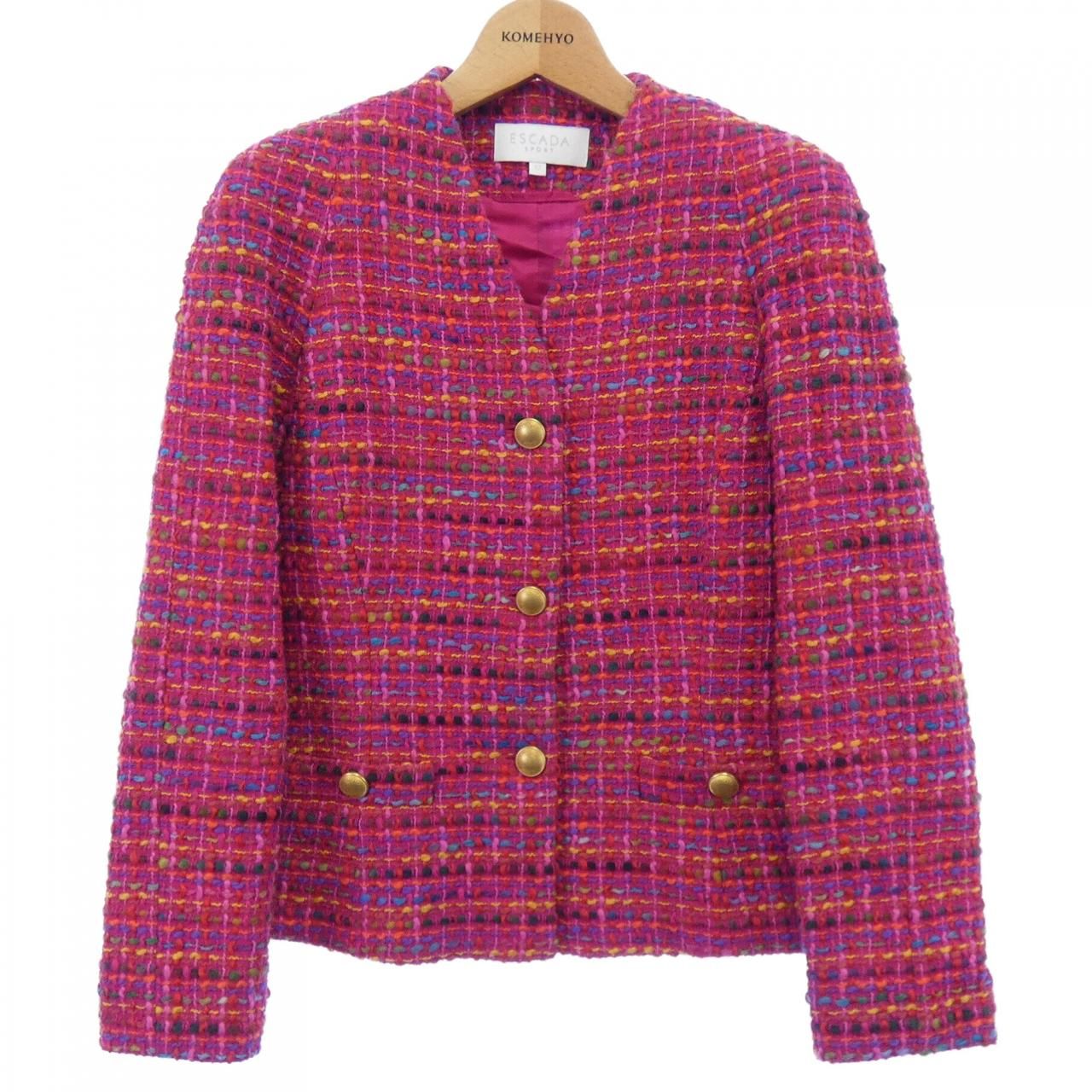 エスカーダスポート ESCADA SPORT ノーカラージャケット - メルカリ