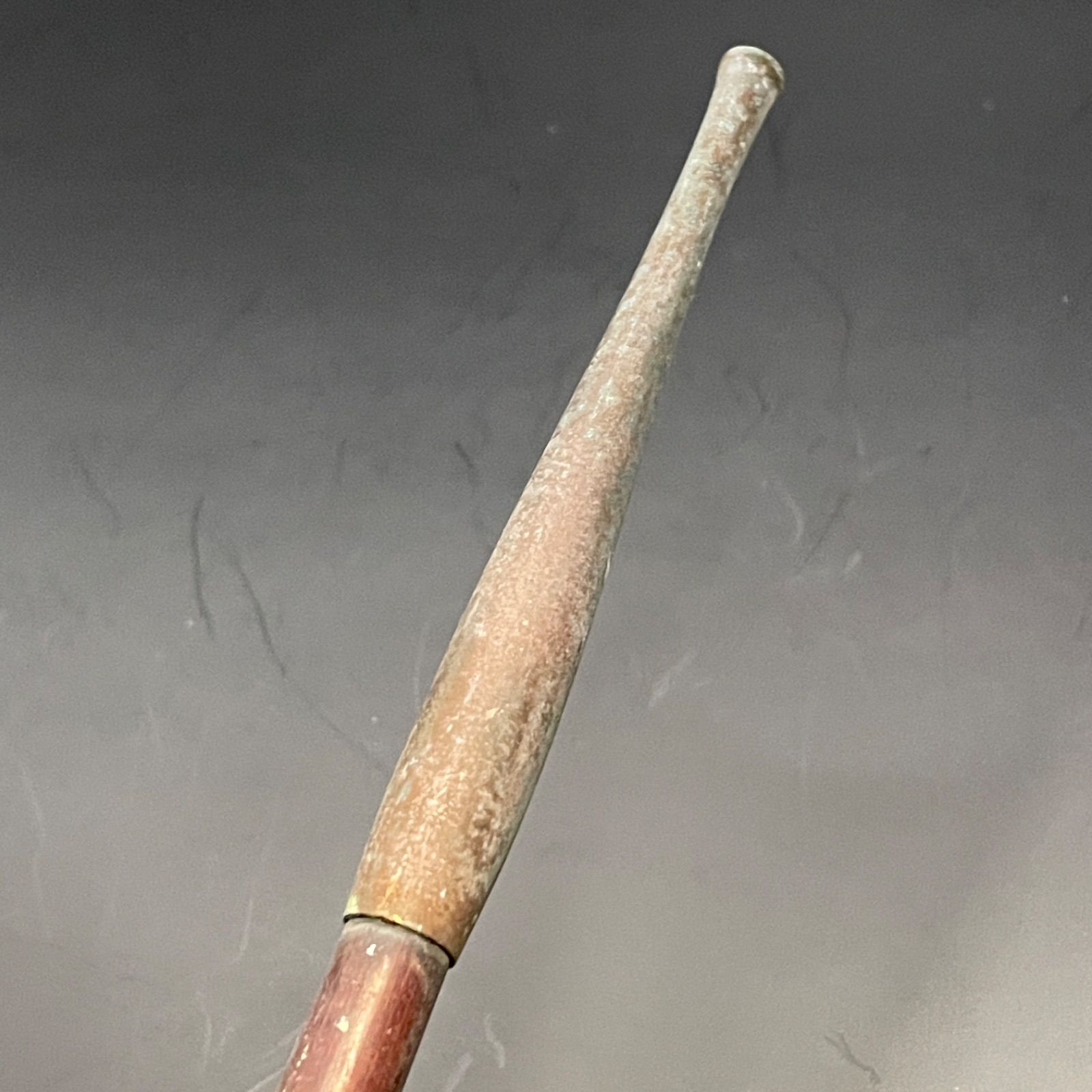 長尺34cm】アンティーク 煙管（キセル）磁石反応なし 撮影小道具