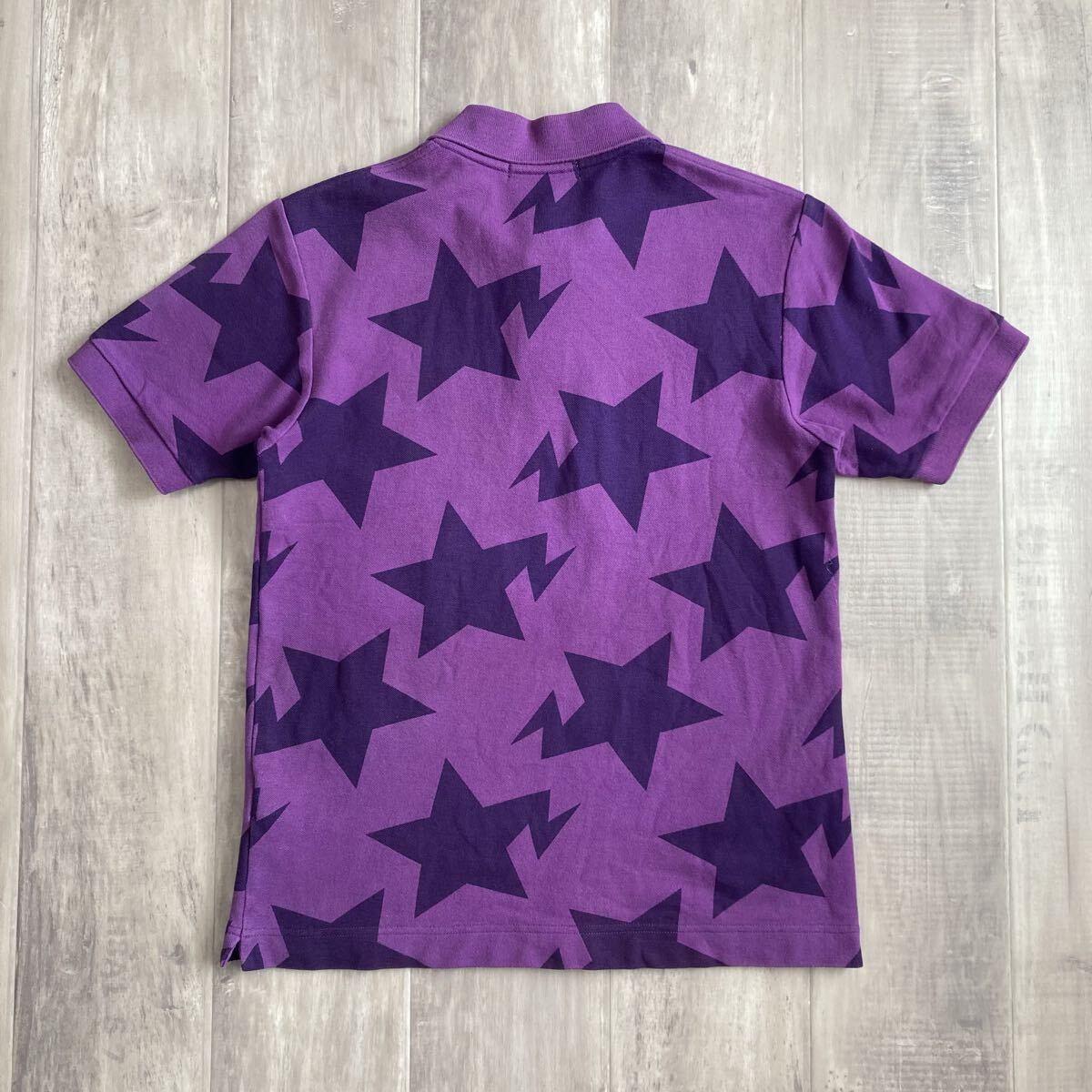 希少A BATHING APE 星柄ポロシャツ Lサイズスター 希少A BATHING APE 星柄ポロシャツ Lサイズスター - メルカリ