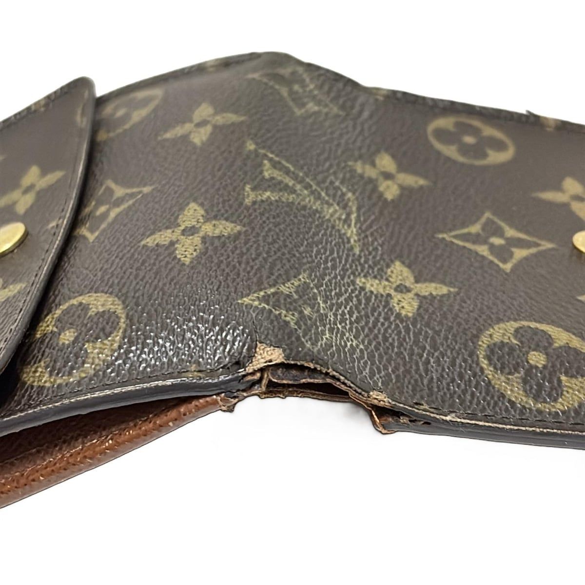 LOUIS VUITTON(ルイヴィトン) Wホック財布 モノグラム ポルトモネビエ