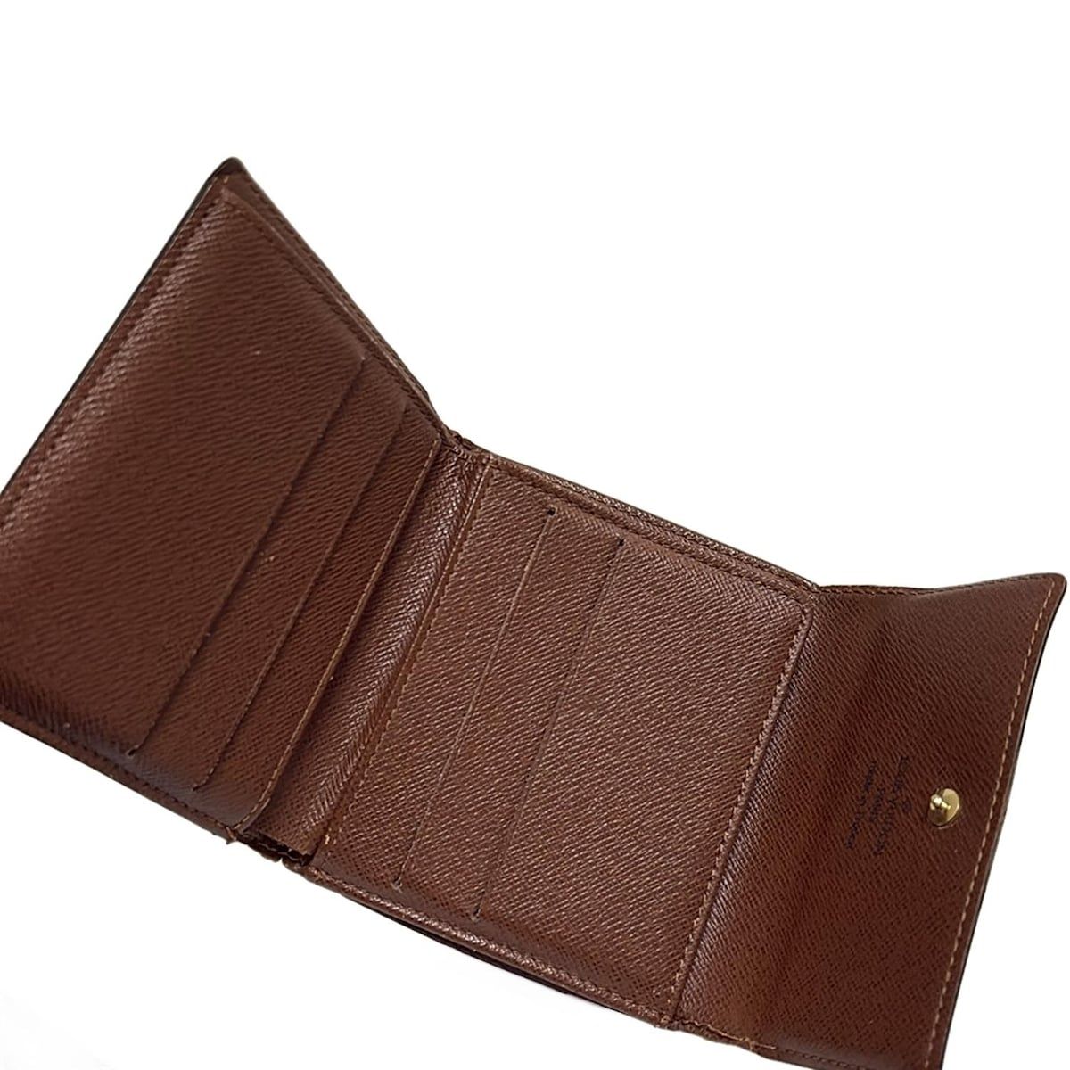 LOUIS VUITTON(ルイヴィトン) Wホック財布 モノグラム ポルトモネビエ