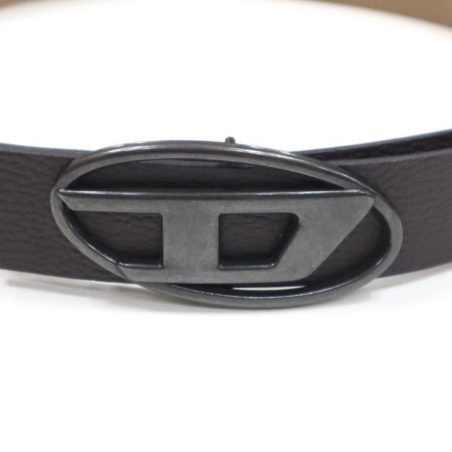 ディーゼル リバーシブルベルト メンズ ブラウン オーバルD ロゴ B-1DR