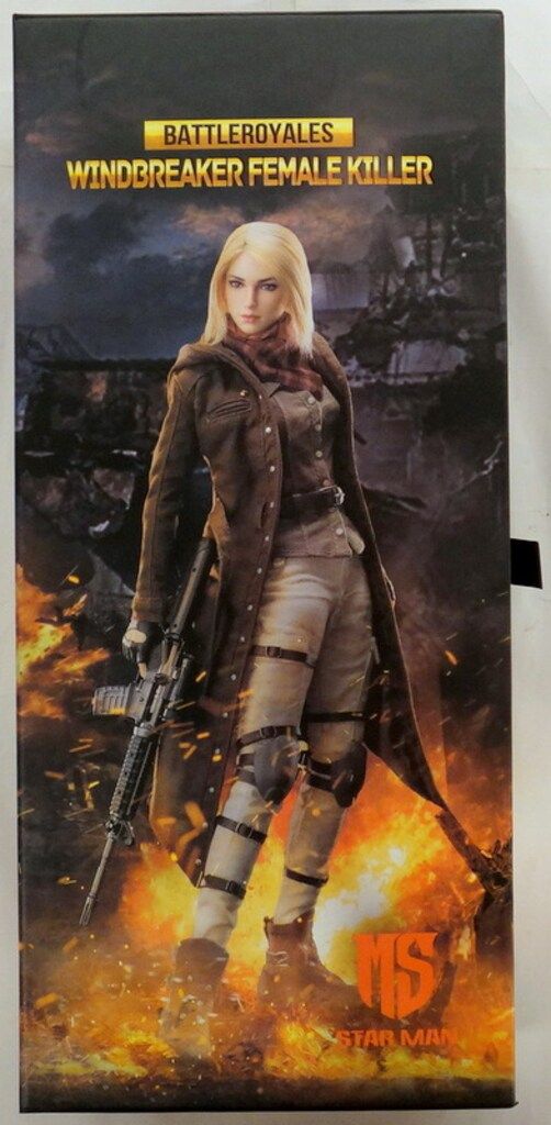 STAR MAN (ACTION FIGURE) WINDBREAKER FEMALE KILLER 1/6スケール